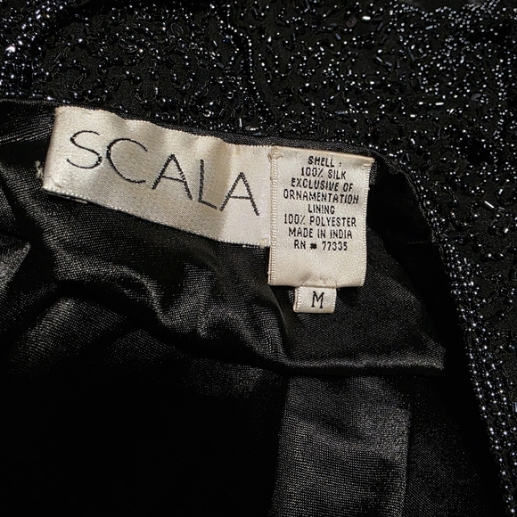 Scala Glittering Black Tank Top - Picture 8 of 16